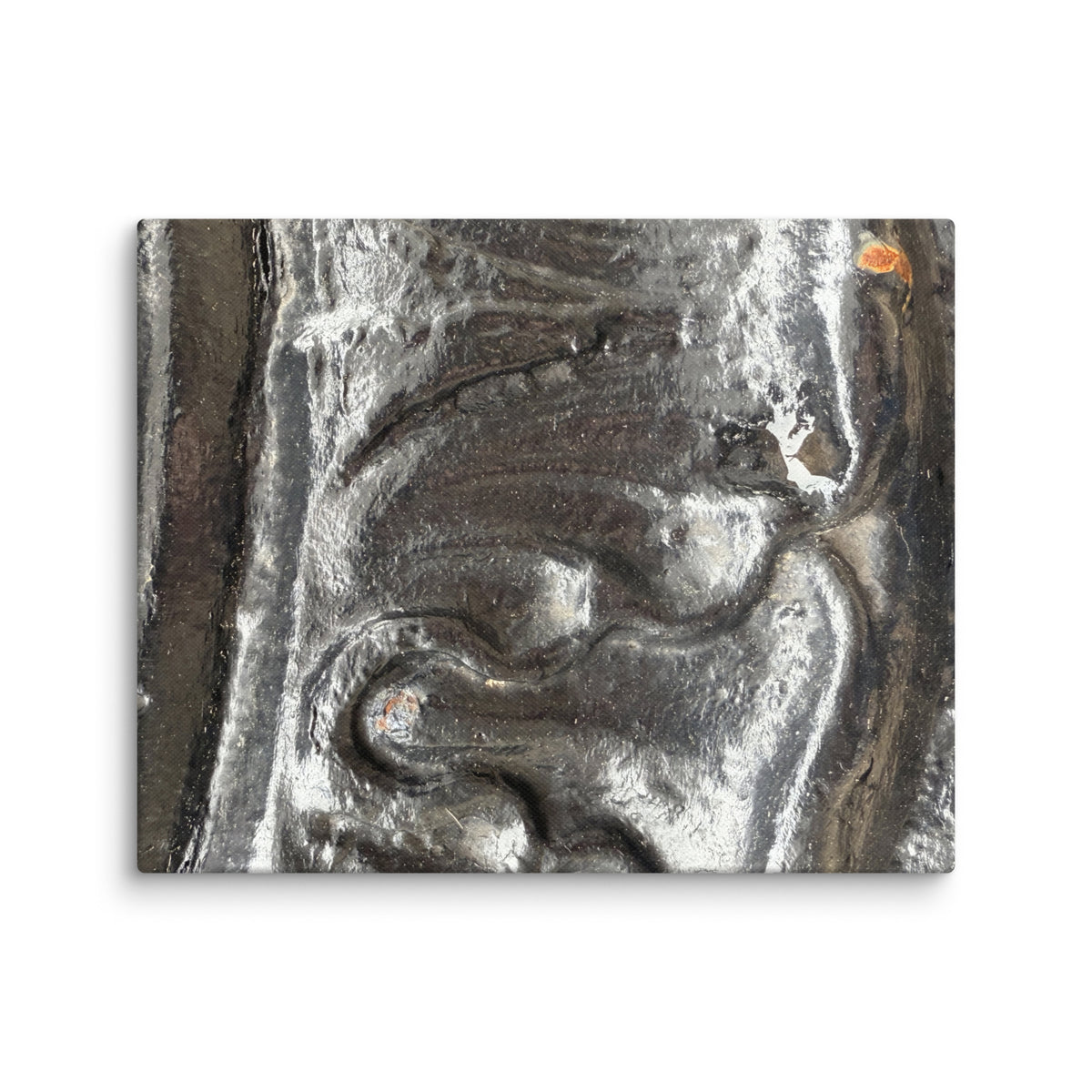 Cast iron architectural detail in Noho, Manhattan, New York City — canvas print