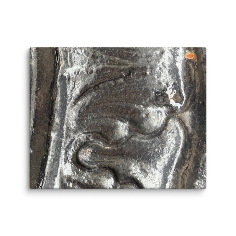 Cast iron architectural detail in Noho, Manhattan, New York City — canvas print